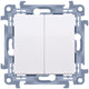 Simon 10 Double Connector White