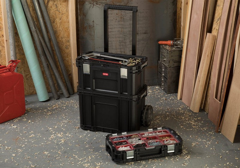 Keter Connect Rolling System Werkzeugkasten-Set