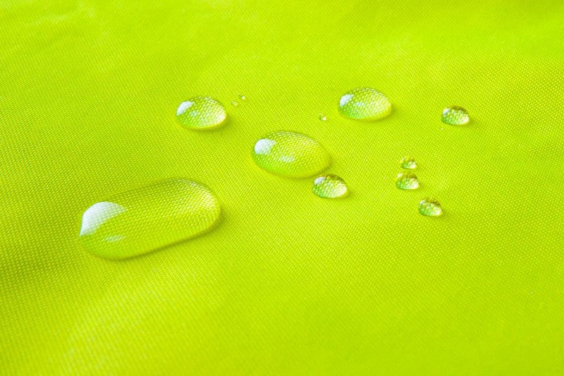 Dubbelzijdige reflecterende werkmouw geel maat M