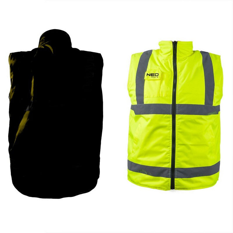 Double-sided Reflective Work Sleeve Yellow Size Xl