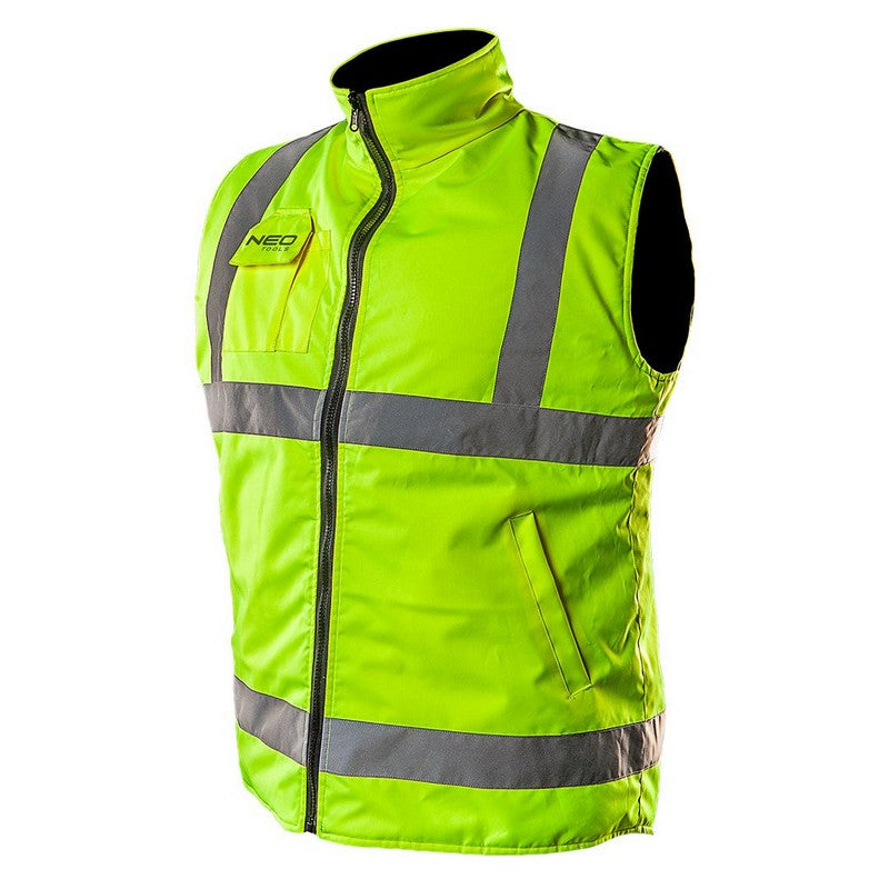Double-sided Reflective Work Sleeve Yellow Size Xl