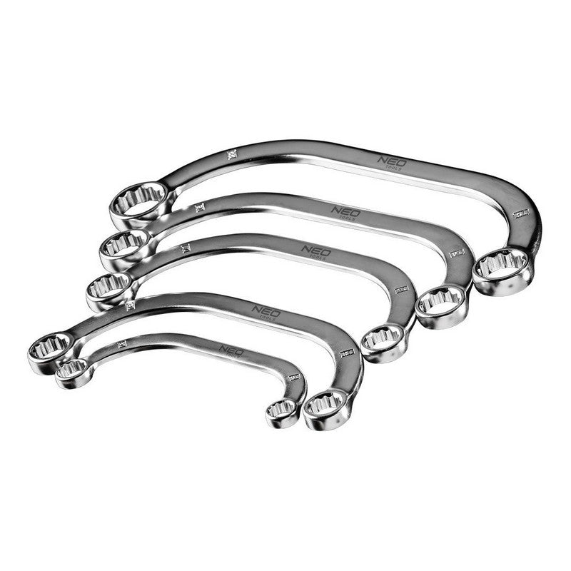 Conjunto de chaves de anel dobradas 9-22mm 5 unid.