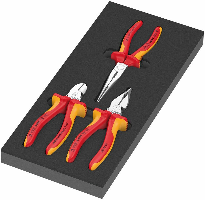 Foam Insert 9784 Pliers Set Vde 1 3 Pcs.