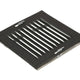 Metal Angled Grid In A Frame With A Mesh 14*14cm Matte Graphite