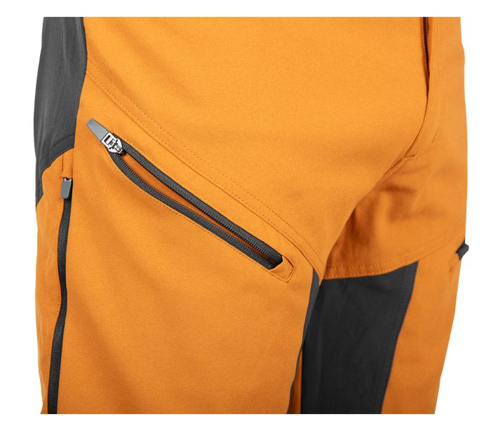 Outdoor 4 Way Stretch Arbetsbyxor Senapsgrå storlek M