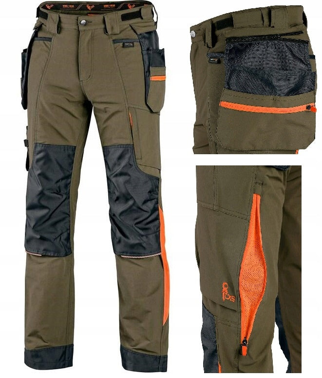 Cxs Naos Waist Trousers Green-orange Size 52