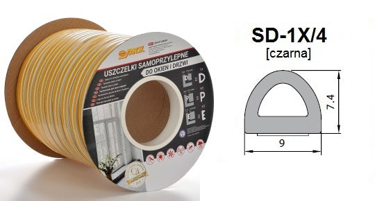 Rubber Seal 100m D Black
