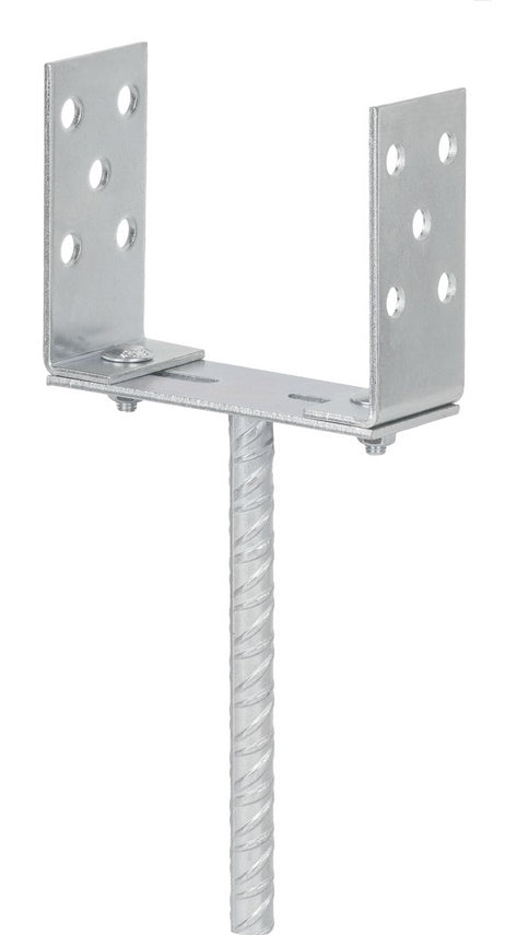 Base de poste ajustable con varilla 60-140