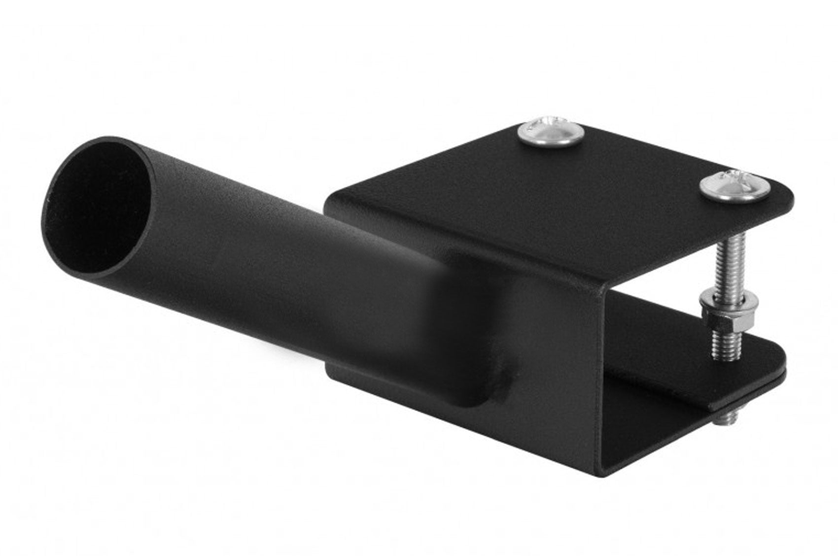 Portabanderas para balcón 170x70 Un brazo Recto Negro