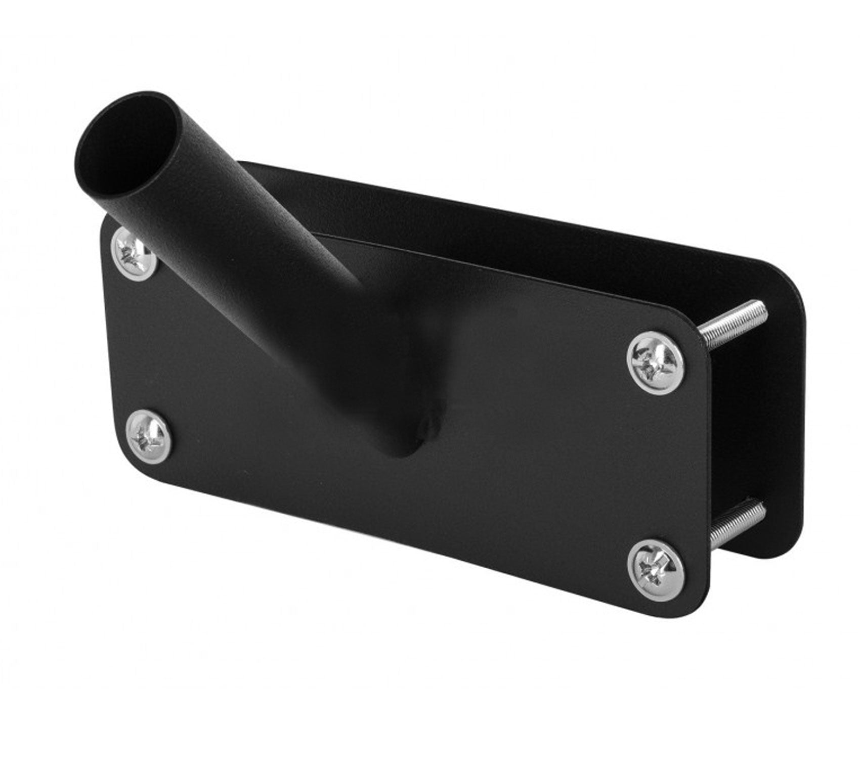 Portabanderas para balcón 170x70 Un brazo Recto Negro