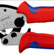 Self-adjusting Sleeve Crimping Pliers With Rotary Head.