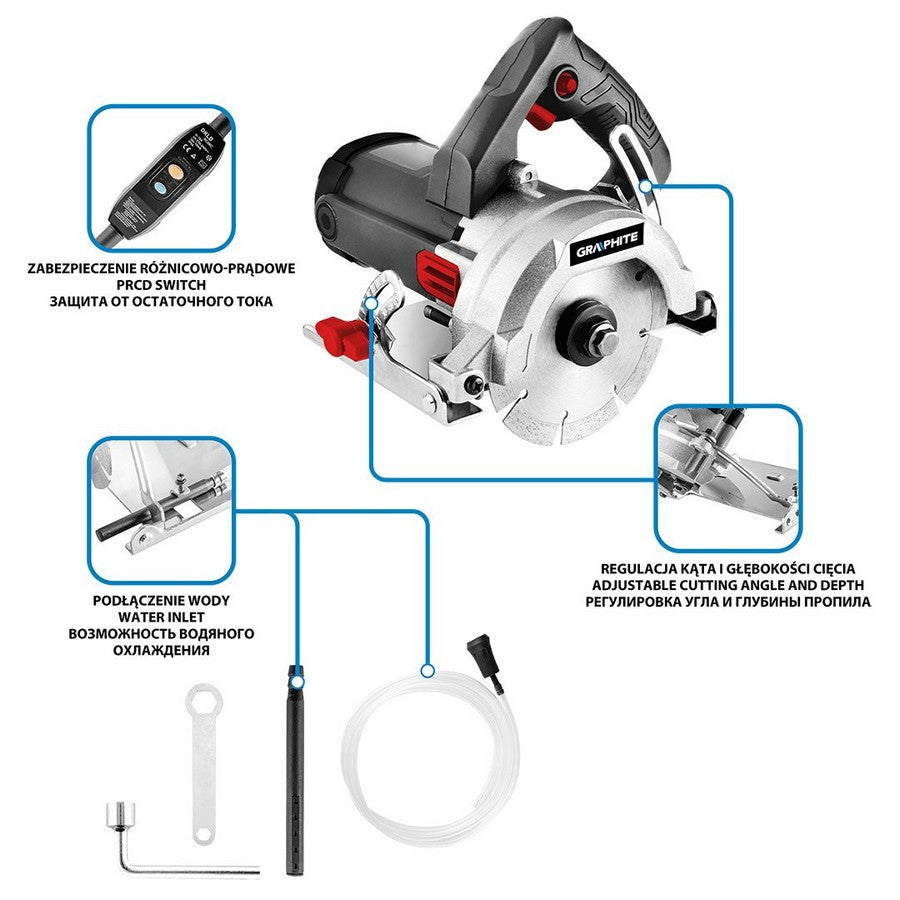 Cutter Pentru Ceramica Si Piatra 1400w 125mm