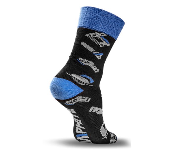 Colorful Graphite Socks Size 43-46