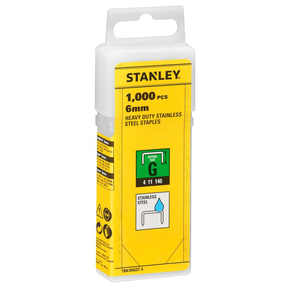 Stainless Steel Staples G 6mm 1000 Pcs