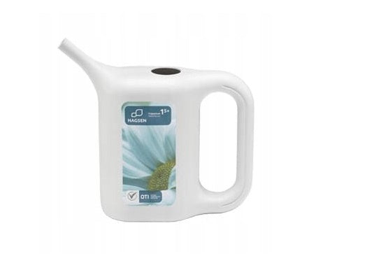 Plastic Watering Can Trapezium 1.5l Light Ash