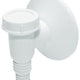 White Surface-mounted Washing Machine Siphon