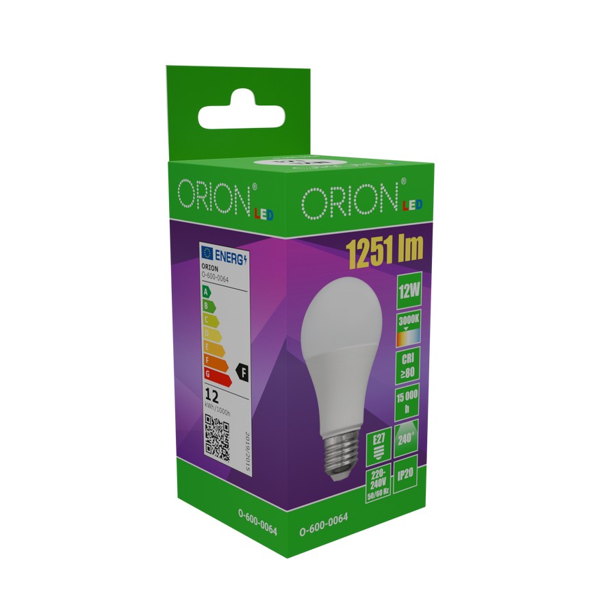 Lampadina Led 12w E27 1251lm 3000k Calda
