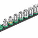 Set di chiavi a bussola 3/8''zylkop 9 pz.