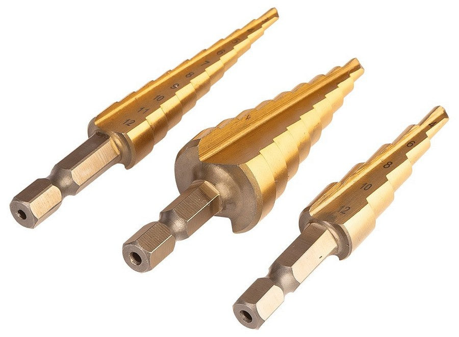 Hss Plåtstegborrset 3-20 Mm Hex 3 st.