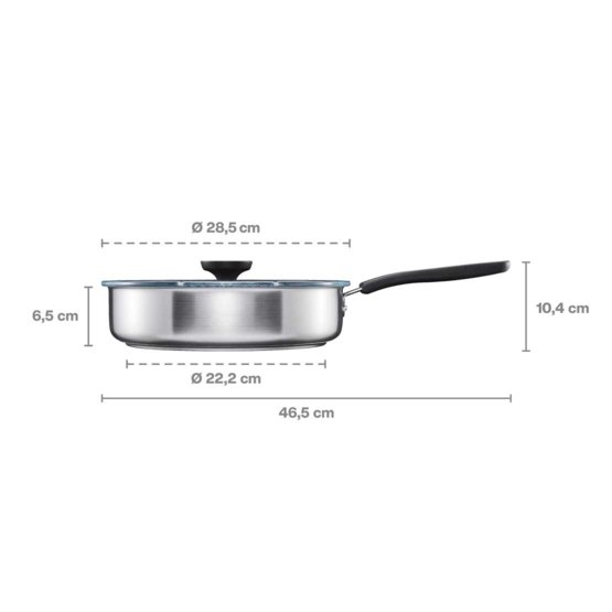 Kochpfanne mit Deckel Functional Form 26 cm