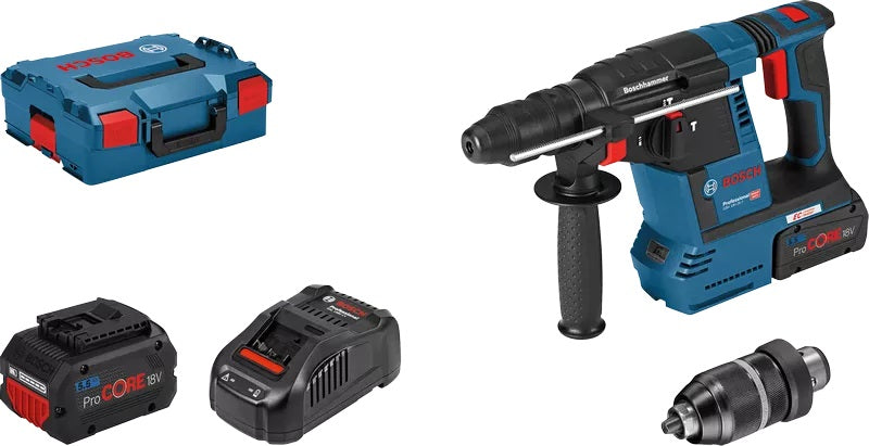 Ciocan rotopercutor Gbh 18v-26 F 2.6j 2*5.5ah L-boxx