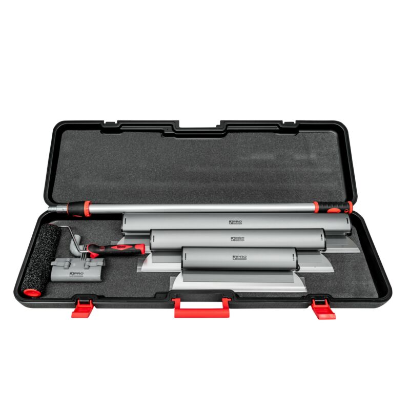 Aluminiowy zestaw szpachelek z wymiennym ostrzem 40 60 80 cm