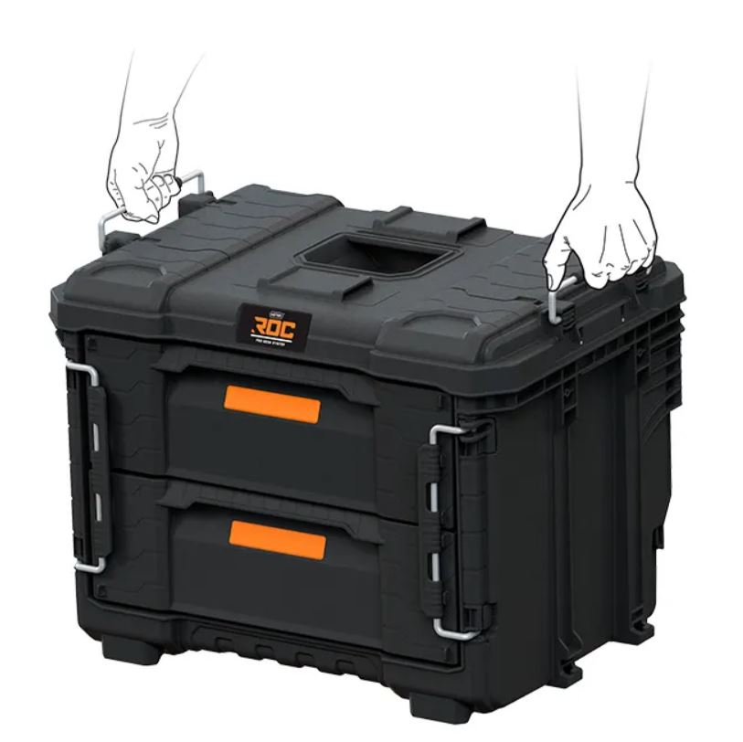 Keter Roc Pro Gear 2.0 Werkzeugkasten – 2 Schubladen
