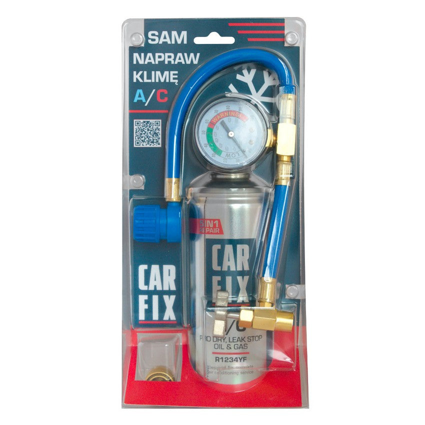 Kit Gas 5in1 235g R1234yf Auto Dopo il 2017 + Tubo Pressione