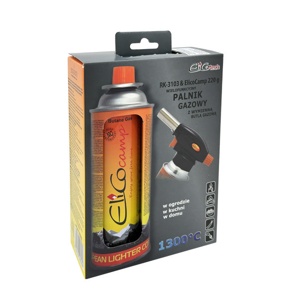 Горелка Rk-3103 + Газ Elicocamp 220гр