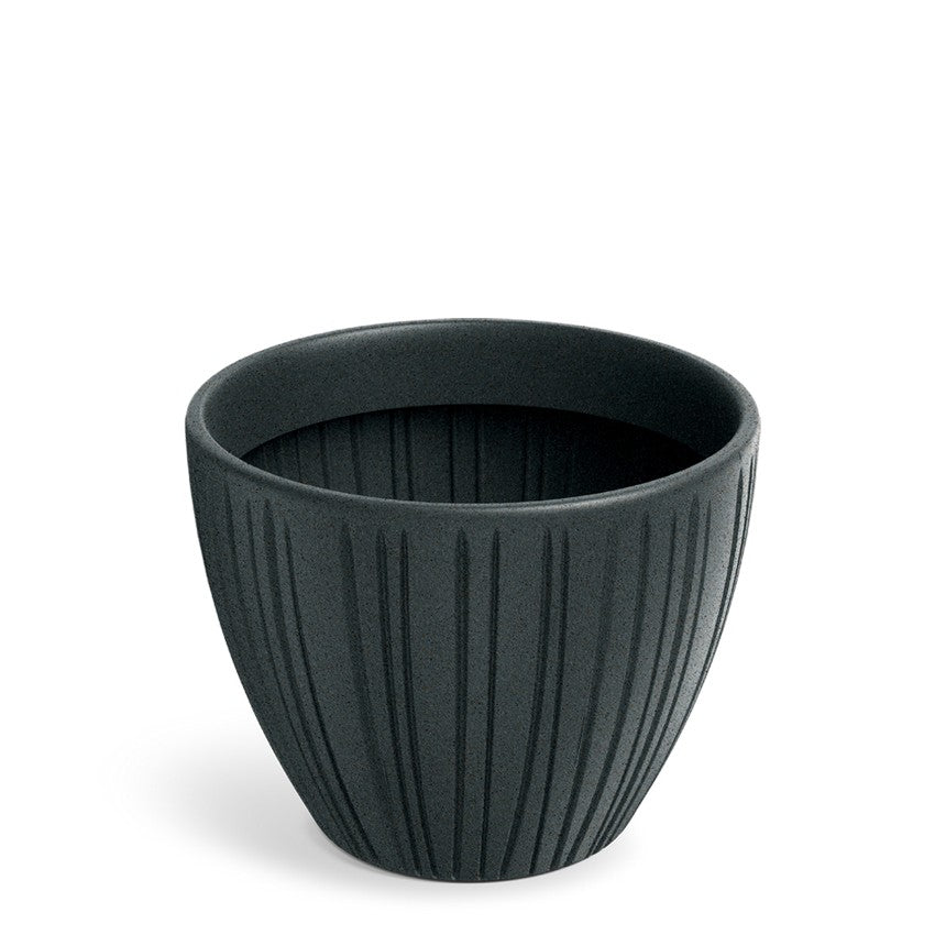 Pot de Fleur Rond Moyen Fero - Béton