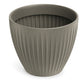 Latia Round Pot - Mocca