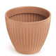 Runder Blumentopf Latia – Terrakotta