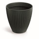 Latia Round Midl Bloempot - Antraciet