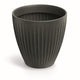 Latia Round Midl Flower Pot - Graphite