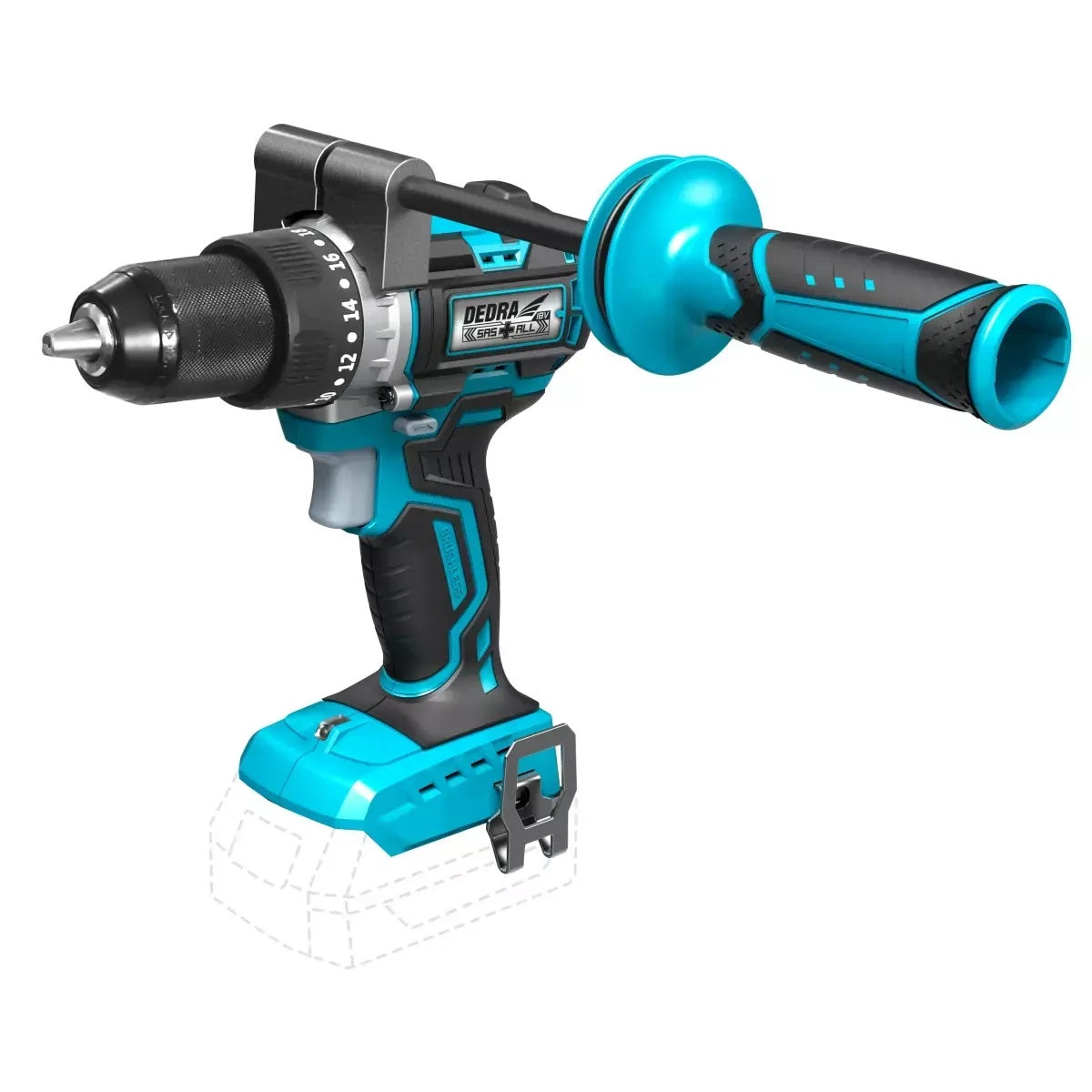 Brushless Drill/driver 18v 13mm 85n 0*ah Sas+