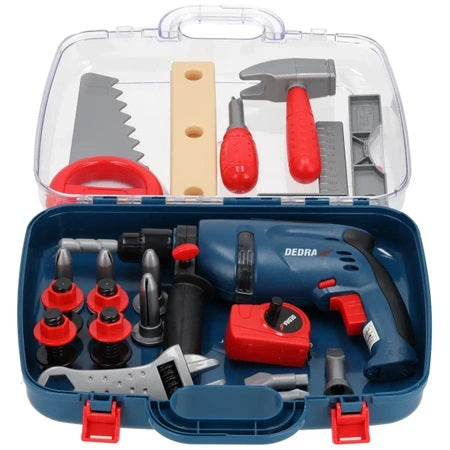 Toy Drill With Accessories In A Case