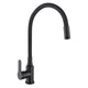 Ksanti Inox Kitchen Sink Tap With Movable 2-spout Black