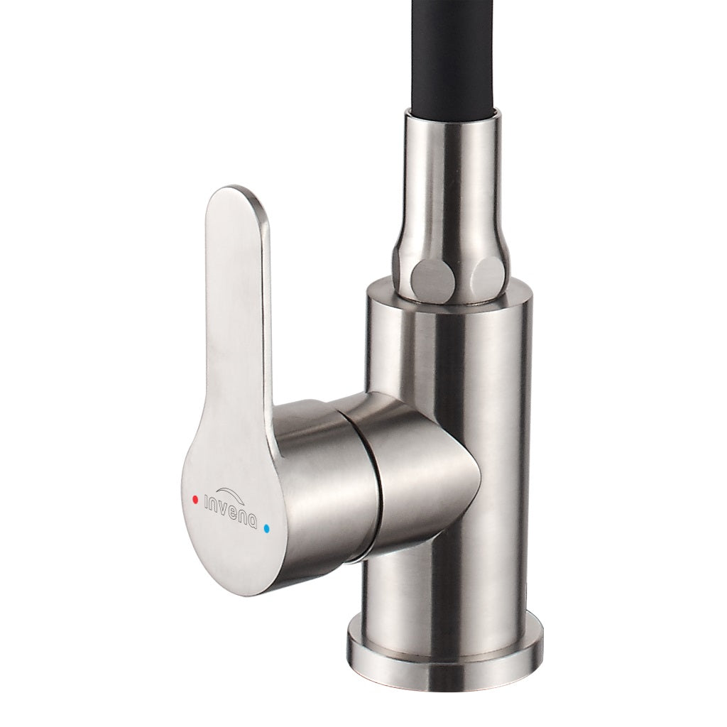 Ksianti Inox Sink Tap With Movement 2f Spout In/black