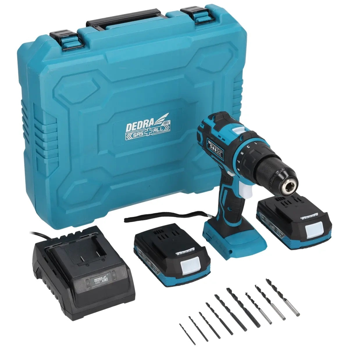 Cordless Drill/driver 18v 2*2.0ah Sas+