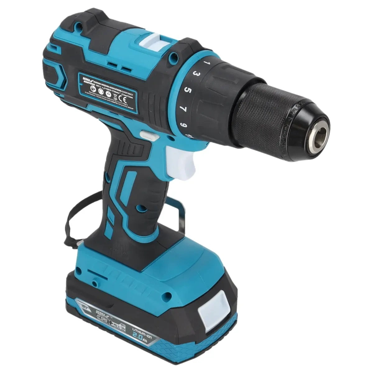 Cordless Drill/driver 18v 2*2.0ah Sas+