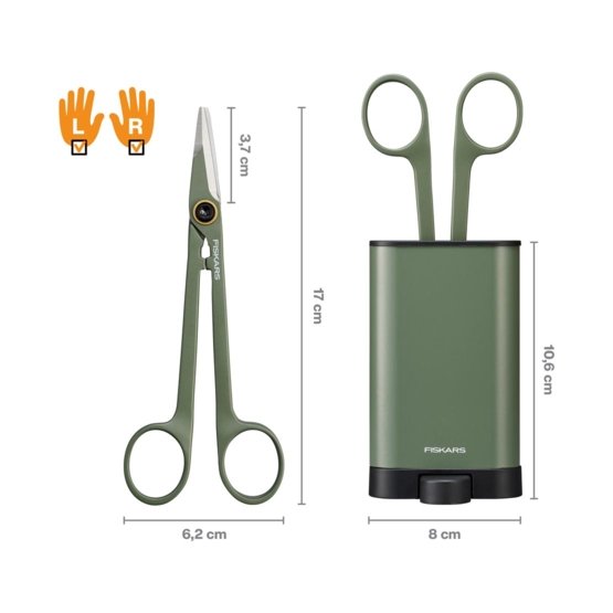 Plant Care Precision Plant Scissors With Container