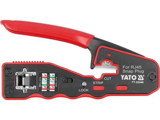 Rj45 Pass-through Plug Crimping Pliers