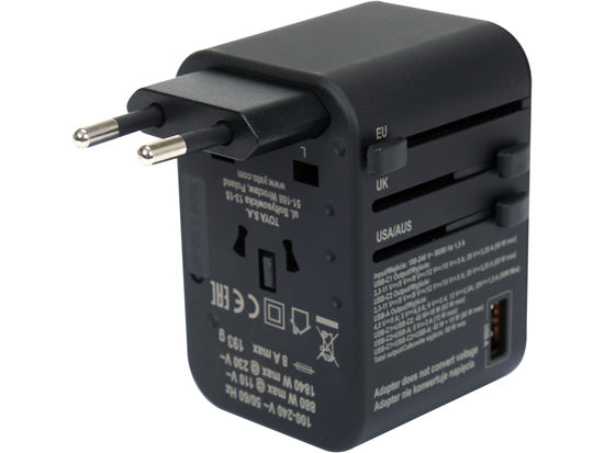 Univerzális utazási adapter Usb-c Pd 65w