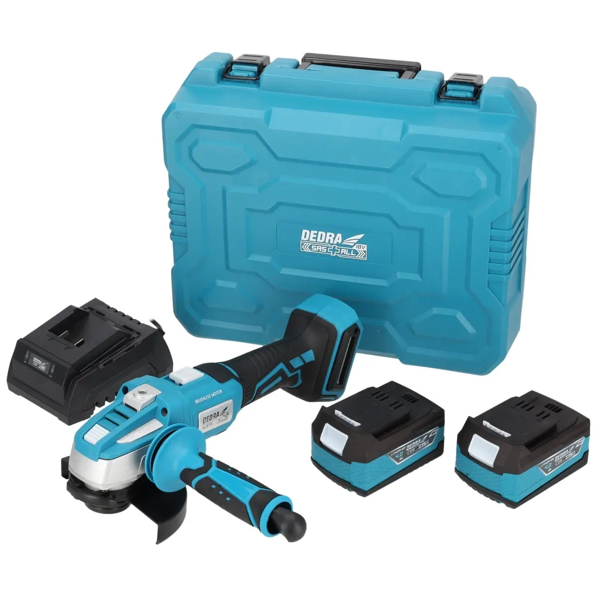Cordless Angle Grinder 18v 2*4.0ah Sas+