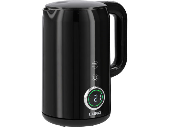 Wasserkocher 1,7 l, Temperaturregulierung, Schwarz