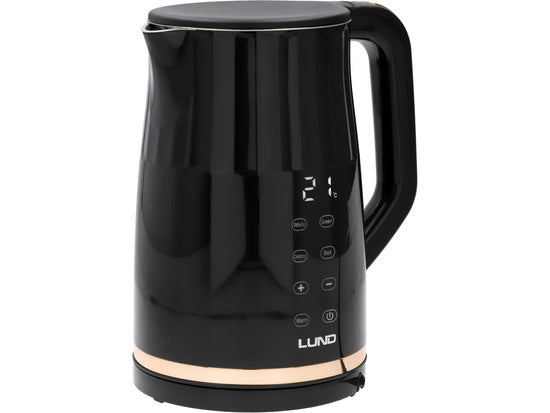 Vattenkokare 1,7l Temperaturreglering Svart