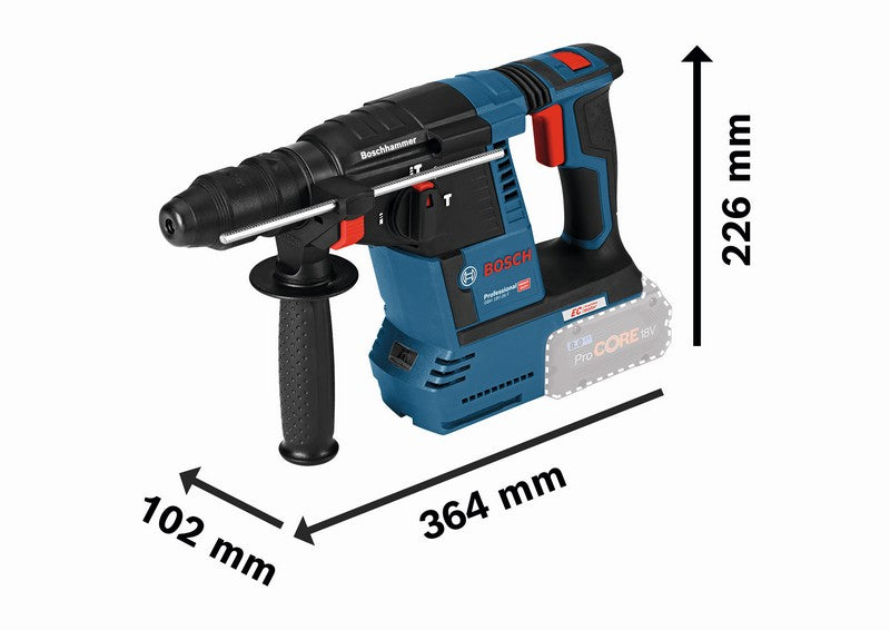 Ciocan rotopercutor Gbh 18v-26 F 2.6j 2*5.0ah L-boxx