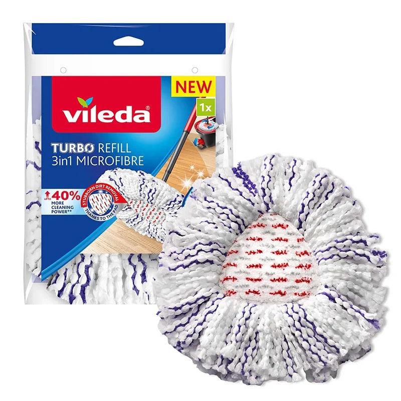 Vileda Ricambio Per Turbo Mop 3in1 In Microfibra