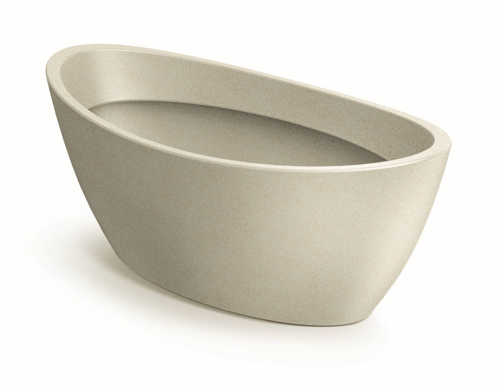 Pot de Fleurs Ovale Aria - Sable