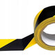 Cinta de advertencia amarilla-negra 75 mm * 200 m